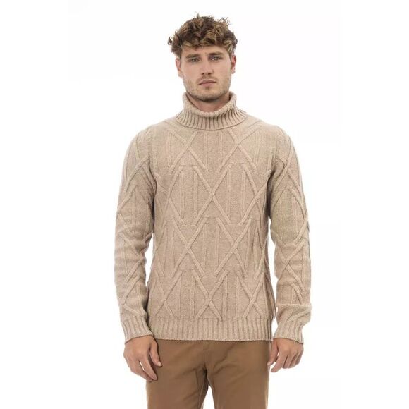 ALPHA-STUDIO - Man - Beige - Knit Sweater main image 0